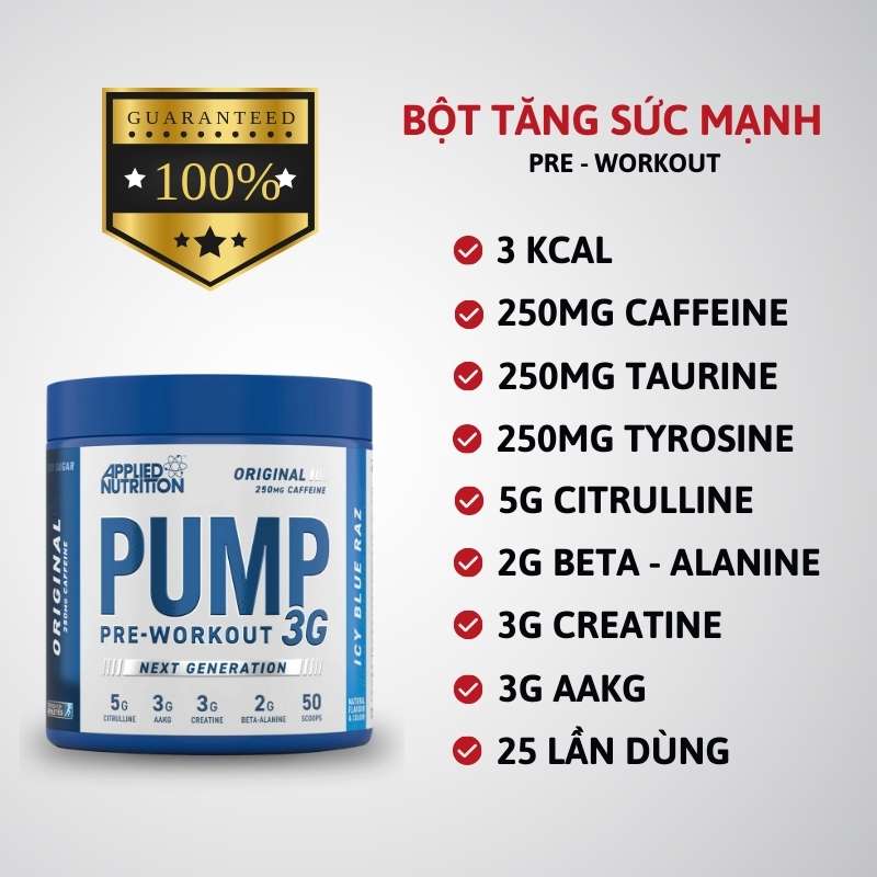 Inforgraphic Pump 3g Pre Workout Original 25 Servings 1705302649