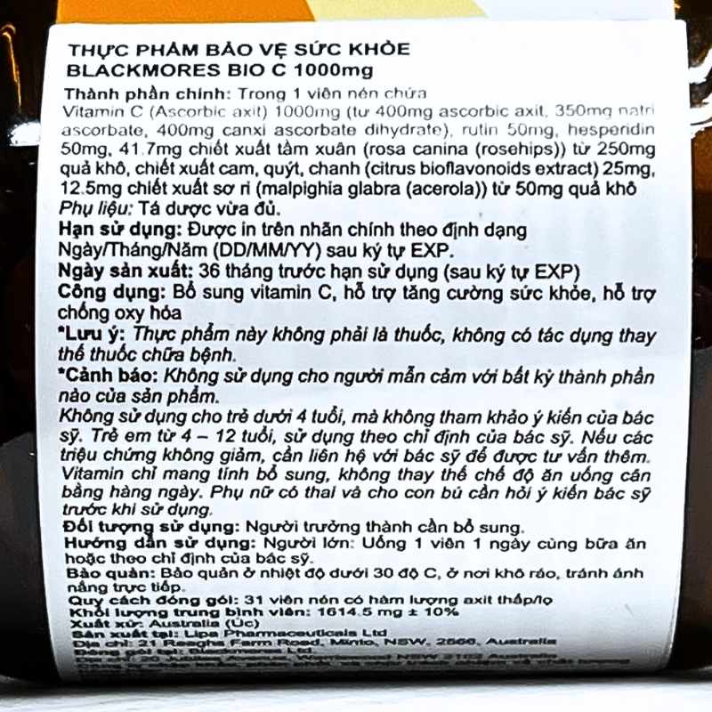 Nhan Phu Blackmores Bio C 1000 31 Vien 1711684102