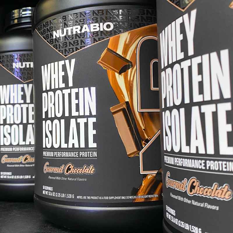 NutraBio Whey Protein Isolate 3.4lbs