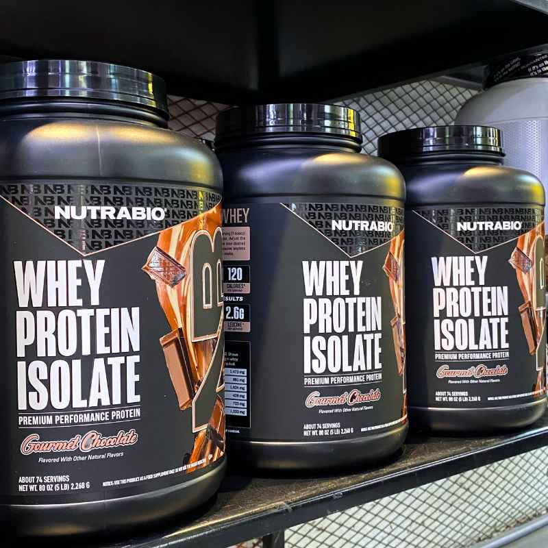 NutraBio Whey Protein Isolate 5lbs-4