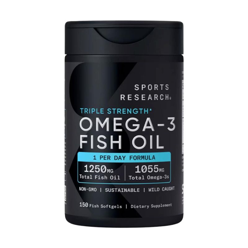 Sports Research Triple Strength Omega 3 Fish Oil 150 Vien 1782878678