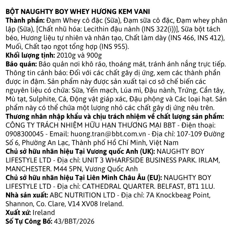 Naughty Boy Advanced Whey 2lbs-7