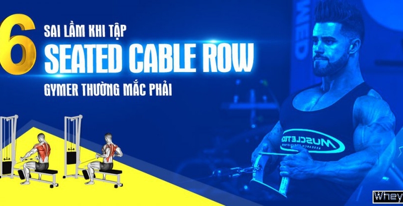 6 sai lầm gymer thường mắc phải khi tập Seated cable row
