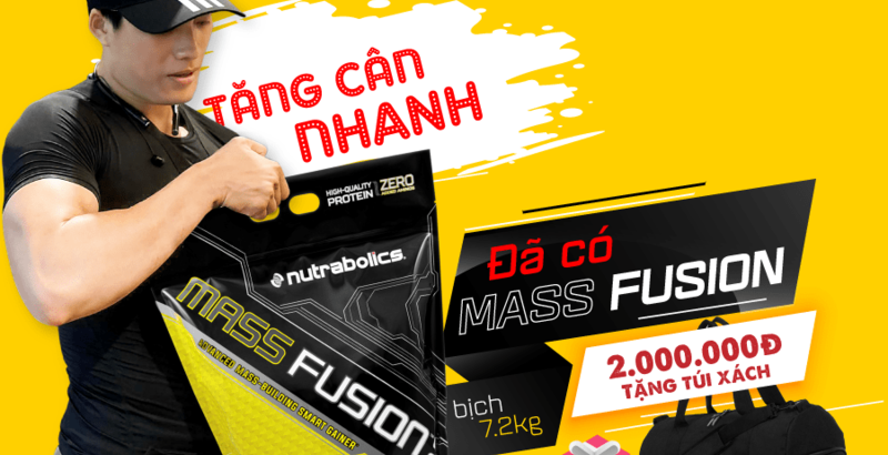 5 bí mật về dòng sữa tăng cân tốt nhất thị trường Mass Fusion