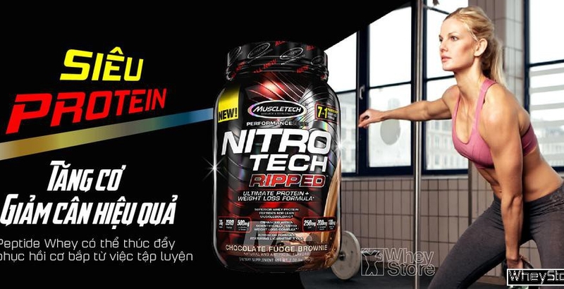 Hướng dẫn sử dụng Nitro Tech Ripped tăng cơ giảm mỡ