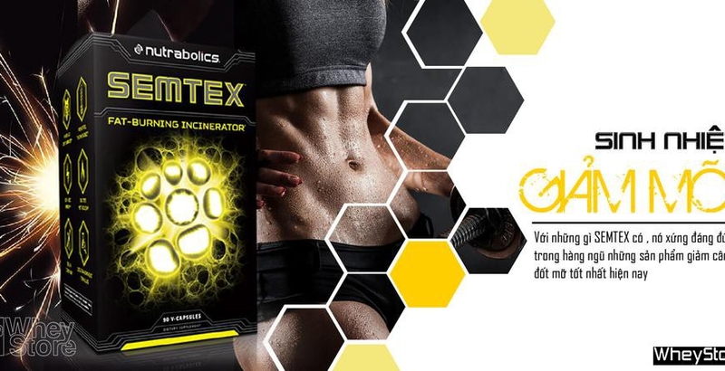 Review sản phẩm Semtex của Nutrabolic - Đánh bay mỡ thừa