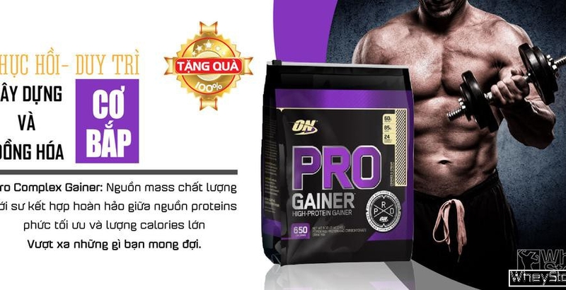 Review Optimum Pro Gainer - Sản phẩm tăng cân nạc ít mỡ