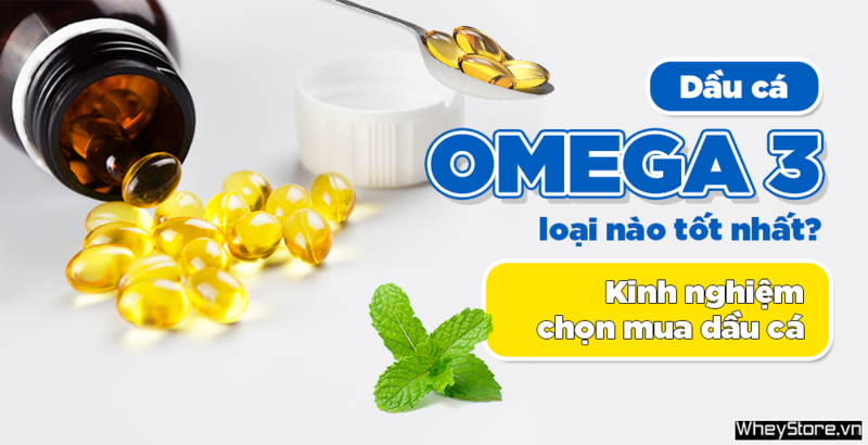 Dầu cá omega 3 loại nào tốt nhất? Kinh nghiệm chọn mua dầu cá