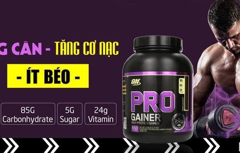 Sữa tăng cân Pro Gainer - Tác dụng và cách sử dụng