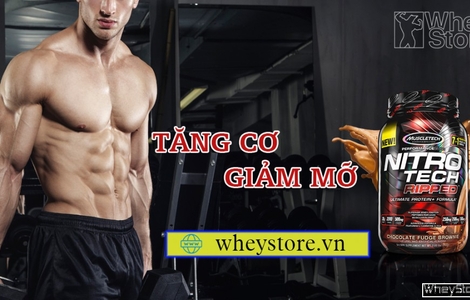 Review TPBS tăng cơ giảm mỡ Nitrotech Ripped