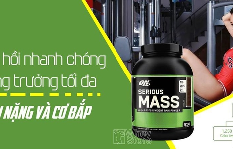 Đánh giá review sữa tăng cân Serious Mass