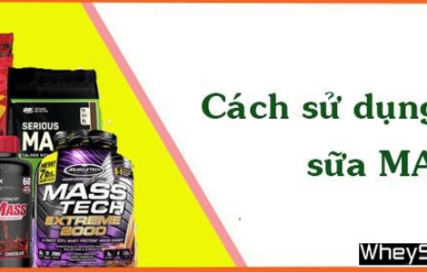Cách pha sữa Mass an toàn, tăng cân hiệu quả, không đau bụng