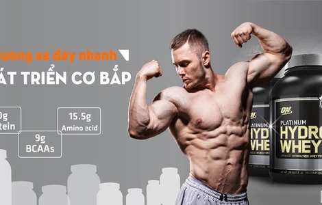 Đánh giá Platinum Hydrowhey - Sữa tăng cơ nhanh của Optimum Nutrition