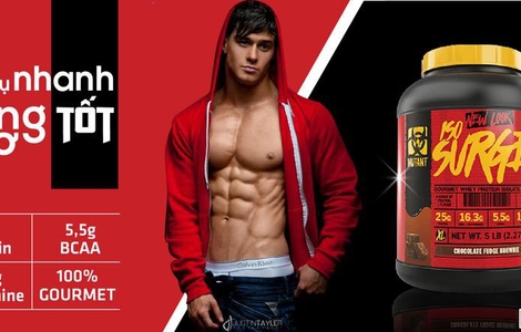 Cách uống sữa Whey Iso Surge chuẩn nhất
