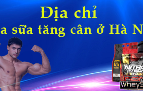 Địa chỉ mua sữa tăng cân ở Hà Nội cho người gầy