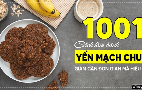 1001 cách làm bánh yến mạch chuối giảm cân đơn giản mà hiệu quả