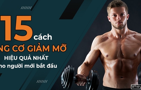 15 cách tăng cơ giảm mỡ hiệu quả nhất cho người mới bắt đầu