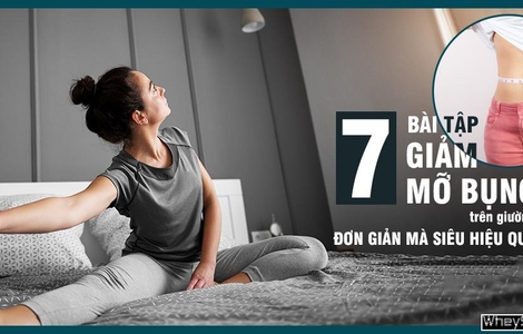 7 bài tập giảm mỡ bụng trên giường đơn giản mà siêu hiệu quả