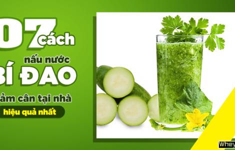 7 cách nấu nước bí đao giảm cân tại nhà hiệu quả nhất