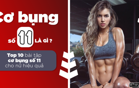 Cơ bụng số 11 là gì? Top 10 bài tập cơ bụng số 11 cho nữ hiệu quả