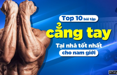 Top 10 bài tập cẳng tay tại nhà tốt nhất cho nam giới