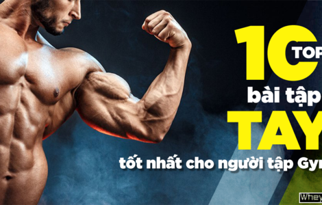 Top 10 bài tập tay trước và sau cho người tập Gym