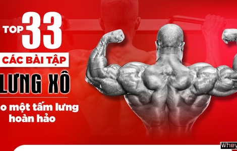 Top 33 các bài tập lưng xô cho một tấm lưng hoàn hảo