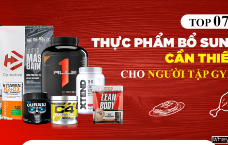 Top 7 thực phẩm bổ sung cần thiết cho người tập Gym