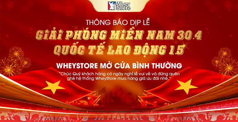 THÔNG BÁO LỊCH LÀM VIỆC NGÀY LỄ 30/4 - 1/5