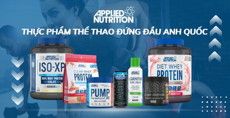 Applied Nutrition – thương hiệu thể thao đáng tin cậy nhất thế giới