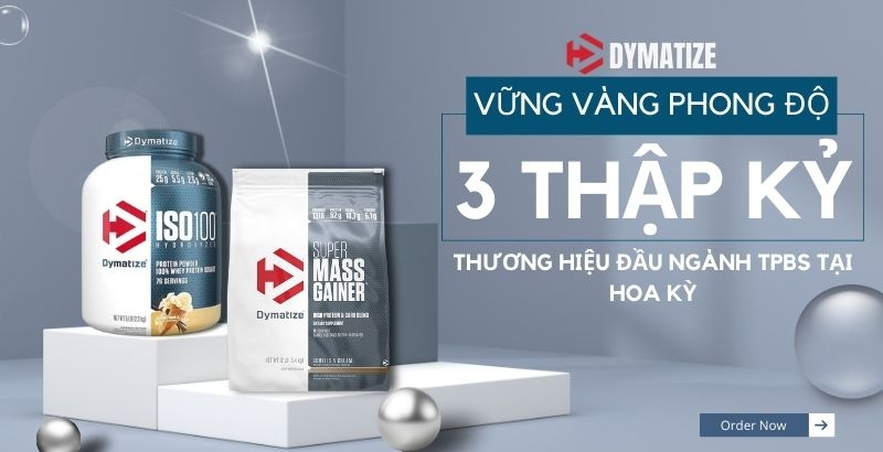 Dymatize - thương hiệu đầu ngành TPBS tại Hoa Kỳ