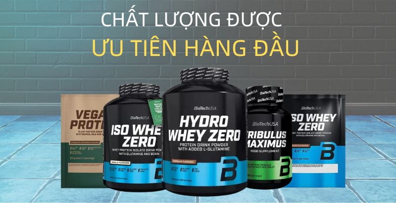 BiotechUSA - Chất lượng được ưu tiên hàng đầu