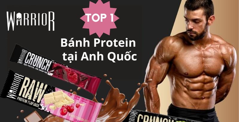 Warrior – Top 1 bánh protein tại Anh Quốc