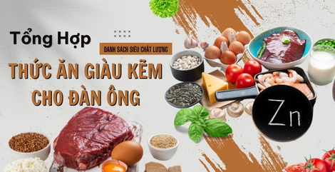 Tổng Hợp Danh Sách Thức Ăn Giàu Kẽm Cho Đàn Ông