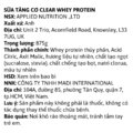 Applied Nutrition Clear Whey Protein 875g