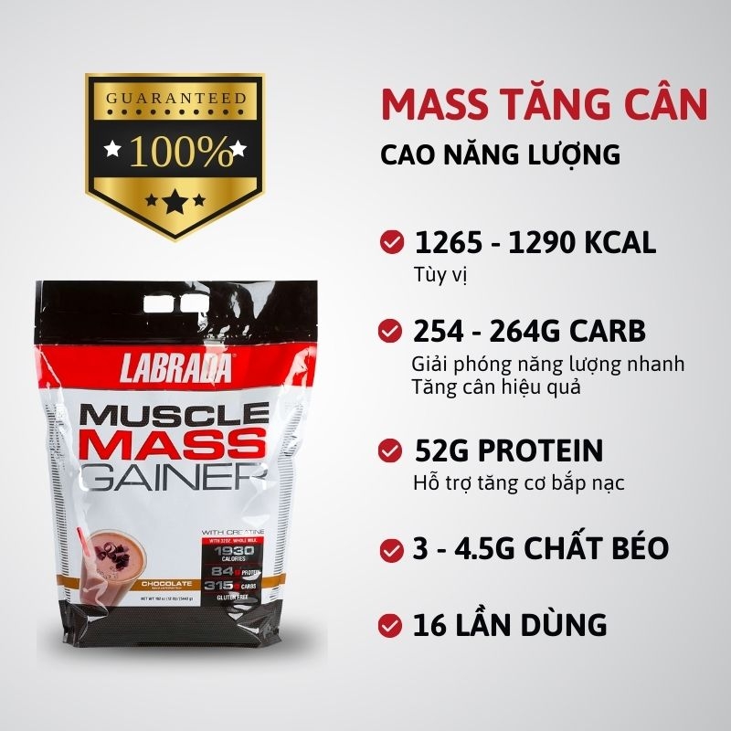 Labrada Muscle Mass Gainer 12lbs