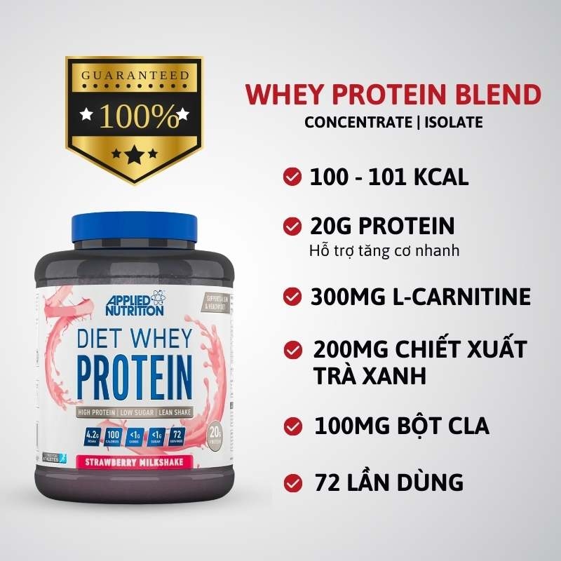Applied Nutrition Diet Whey Protein 1.8kg