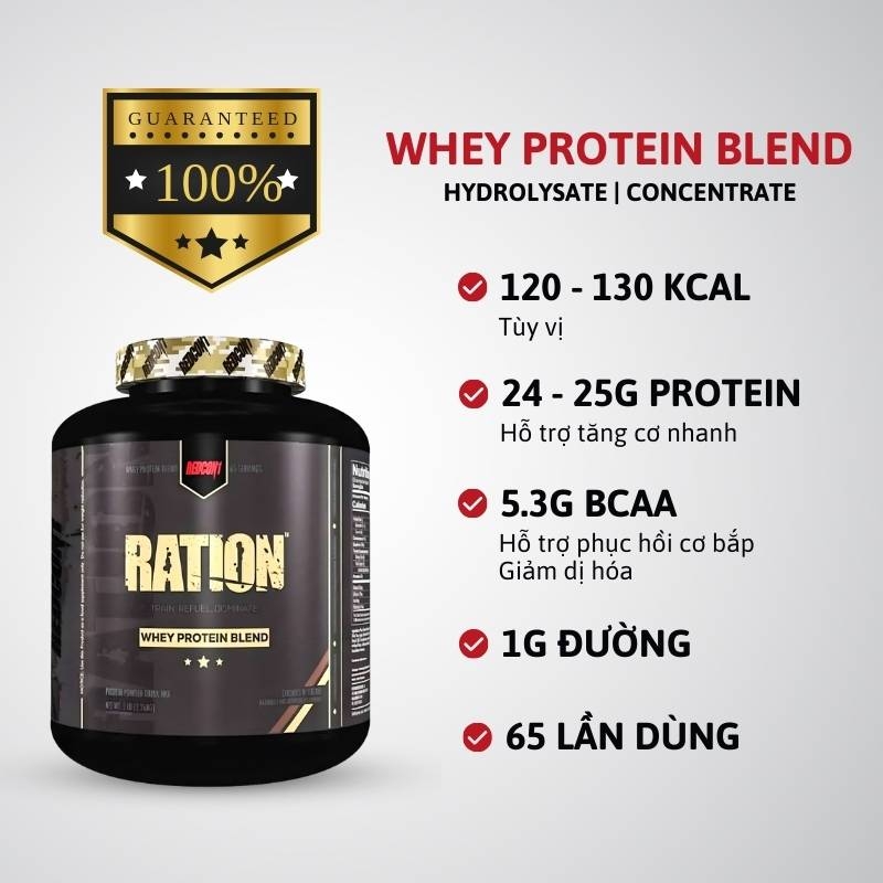 Redcon1 Ration Whey Protein Blend 5lbs
