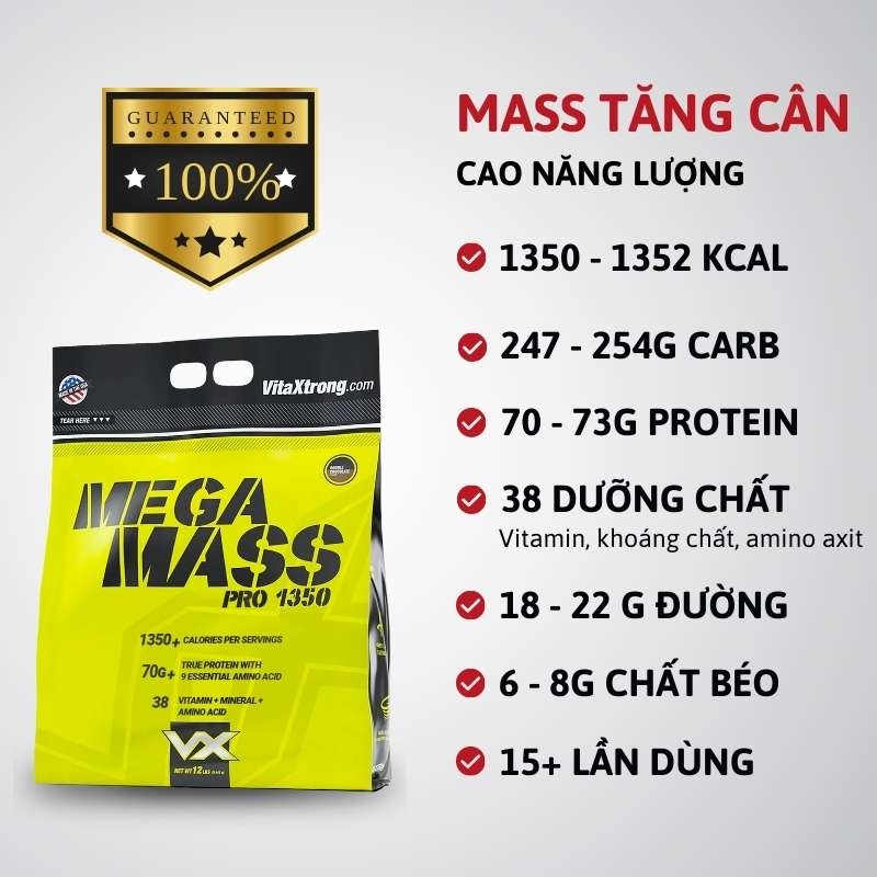 VX Mega Mass Pro 1350 12lbs