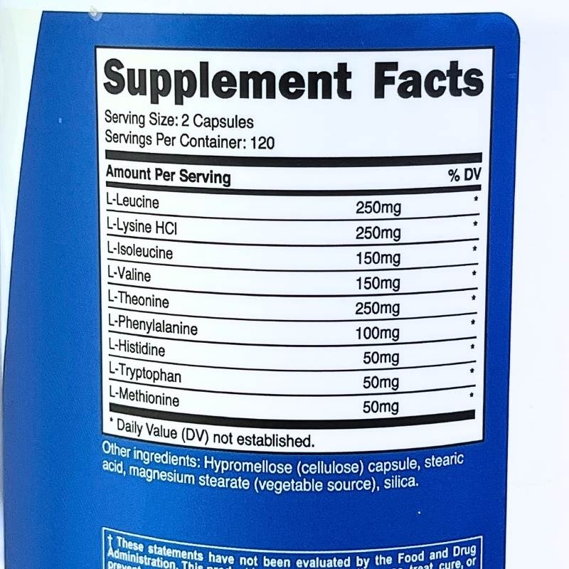 Nutricost EAA Essential Amino Acids 1200mg 240 viên