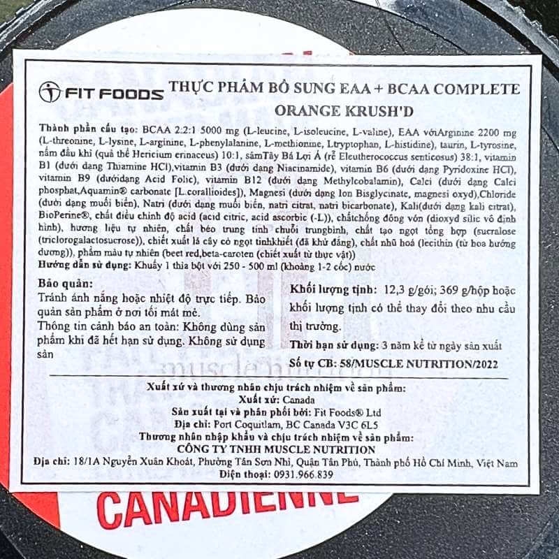 PVL EAA+BCAA Complete 30 servings