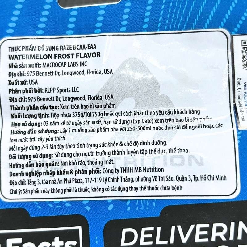 Repp Sports Raze BCAA + EAA 60 servings