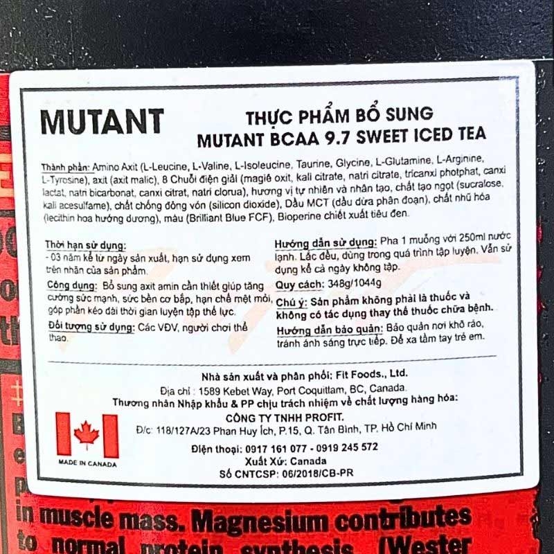 Mutant BCAA 90 servings