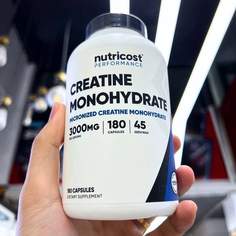 Nutricost Creatine Monohydrate 3000mg - 180 viên