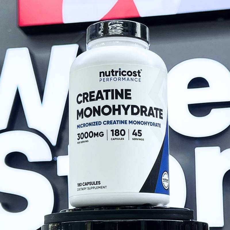 Nutricost Creatine Monohydrate 3000mg - 180 viên