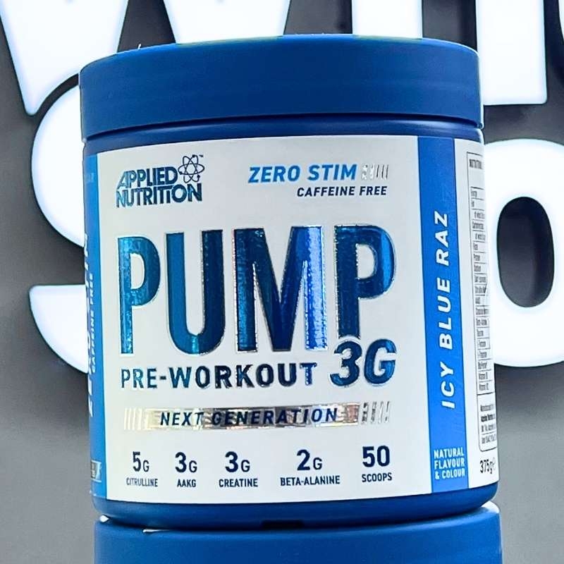 Applied Nutrition PUMP 3G Pre-Workout Zero Stim 25 servings