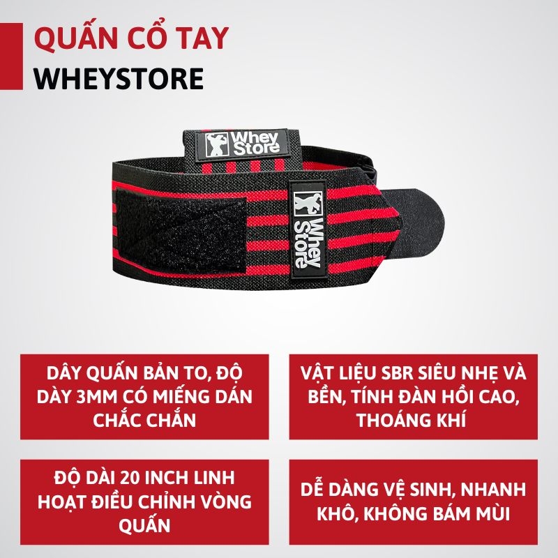 Quấn Cổ Tay WheyStore