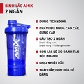 Bình lắc Amix Nutrition 2 ngăn - 600ml