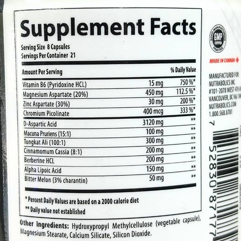 Nutrabolics Aggro - 168 viên