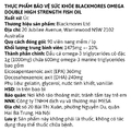 Blackmores Omega Double High Strength Fish Oil 90 viên